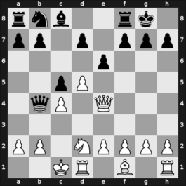 1968 Gori – Round 7 – Grigoryan, Karen A. – 1/2-1/2 – Gaprindashvili, Nona – G16