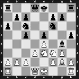 1968 HUN-JUG – Round 1 – Bilek, Istvan – 1-0 – Matulovic, Milan – G6