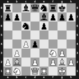 1968 HUN-URS – Round ? – Forintos, Gyozo V – 1/2-1/2 – Chernikov, Oleg L – G11