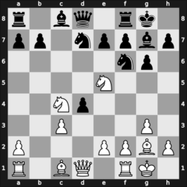 1968 HUN-URS – Round ? – Barczay, Laszlo – 1/2-1/2 – Polugaevsky, Lev – G15