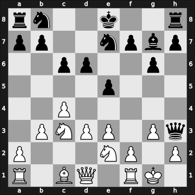 1968 Hastings6869 – Round 7 – Huebner, Robert – 1/2-1/2 – Tukmakov, Vladimir B – G36