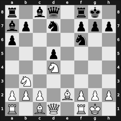 1968 Hoogovens – Round 6 – Matanovic, Aleksandar – 1/2-1/2 – Donner, Jan-Hein – G61