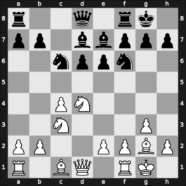 1968 Hoogovens – Round 7 – Tal, Mikhail – 1/2-1/2 – Ivkov, Borislav – G64