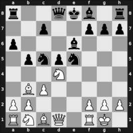 1968 Hoogovens – Round 11 – Tal, Mikhail – 1/2-1/2 – Hecht, Hans-Joachim – G100