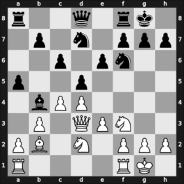 1968 Hungary – Round 1 – Pogats, Jozsef Jr. – 1/2-1/2 – Barczay, Laszlo – G9