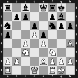 1968 Lugano olm – Round 1 – Petrosian, Tigran A. – 1-0 – Kottnauer, Cenek – G35