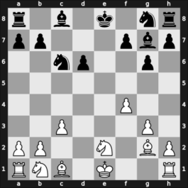 1968 Lugano olm – Round 1 – Portisch, Lajos – 1/2-1/2 – Yanofsky, Daniel Abraham – G77