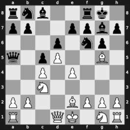 E74e - 7.d5 Qa5 - Averbakh