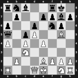 E74i - 7.d5 a6 8.a4 Qa5 - Averbakh