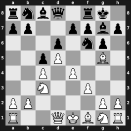 E81h - 6.Bg5 c5 7.d5 - Benoni Defense: King's Pawn Line, with Bg5 (1952)