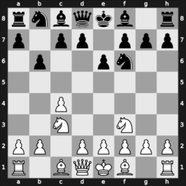A17o - 3.Nf3 b6 4.g3 Bb7 5.Bg2 Be7 6.O-O O-O 7.Re1 - Anglo-Queen’s Indian
