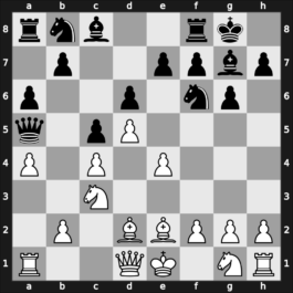 E74g - 7.d5 a6 8.a4 Qa5 9.Bd2 - Averbakh (1954)