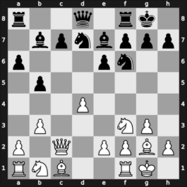 1968 Hungary – Round 1 – Barczay, Laszlo – 1/2-1/2 – Kluger, Gyula – G44
