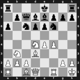 1968 Hungary – Round 1 – Pogats, Jozsef Jr. – 1/2-1/2 – Barcza, Gedeon – G86