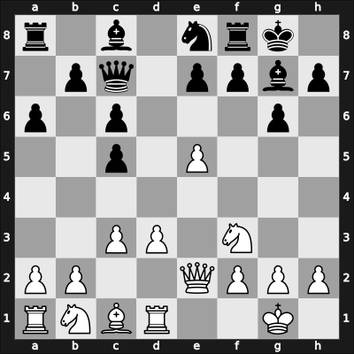 1968 IBM – Round 5 – Bronstein, David I – 1/2-1/2 – Ree, Hans – G21
