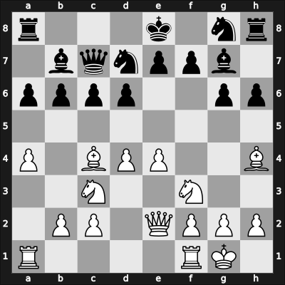 1968 IBM I – Round 5 – Shamkovich, Leonid – 1-0 – Ivkov, Borislav – G20