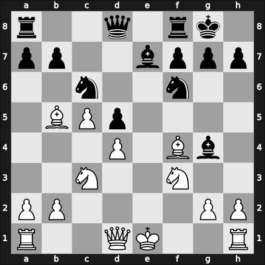 1968 Islington Open 4th – Round 3 – Green, Barry Noel – 1/2-1/2 – Pfleger, Helmut, Dr. – G7