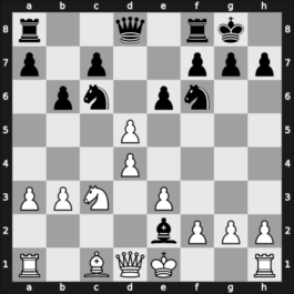 1968 It Buesum GER – Round 5 – Damjanovic, Mato – 1/2-1/2 – Andersen, Borge – G20