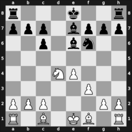 1968 It Buesum GER – Round 8 – Musil, Vojko – 1/2-1/2 – Damjanovic, Mato – G38