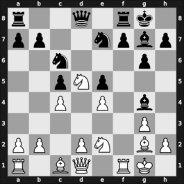 1968 It Buesum GER – Round 11 – Damjanovic, Mato – 1/2-1/2 – Hecht, Hans-Joachim – G49