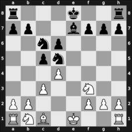 1968 It Lublin POL – Round 1 – Cibulka, Vladimir – 1/2-1/2 – Knezevic, Milorad – G1
