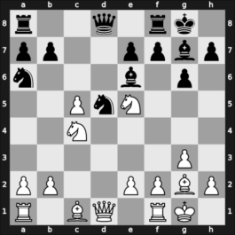 1968 Kiev (Ukraine) – Round 5 – Kots, Yuri I – 1/2-1/2 – Vaysman, Alexander – G7