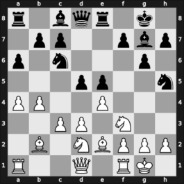 1968 Kiev (Ukraine) – Round 7 – Novopashin, Arkady – 1/2-1/2 – Kurass, Iskir – G10