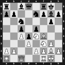 1968 Kislovodsk – Round 1 – Bronstein, David I – 1/2-1/2 – Honfi, K. – G2