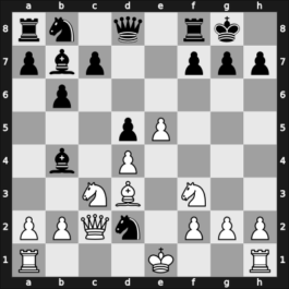 1968 Kislovodsk – Round 1 – Khasin, Abram – 1/2-1/2 – Nikolic, Stanimir – G7