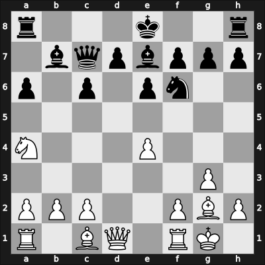 1968 Kislovodsk – Round 1 – Gurgenidze, Bukhuti – 1/2-1/2 – Vasiukov, Evgeni – G13