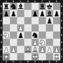 1968 Kislovodsk – Round 3 – Knezevic, Milorad – 1/2-1/2 – Honfi, Karoly – G37