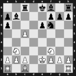 1968 Kislovodsk – Round 3 – Bronstein, David I – 0-1 – Khasin, Abram – G38