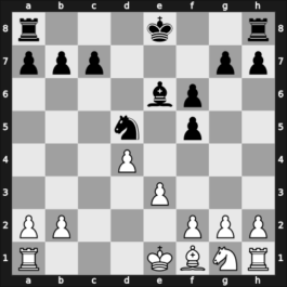 1968 Kislovodsk – Round 6 – Gufeld, Eduard – 1-0 – Knezevic, Milorad – G52