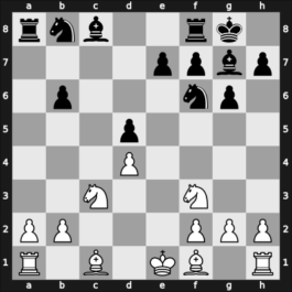 1968 Kislovodsk – Round 6 – Nikolic, Stanimir – 1/2-1/2 – Bronstein, David I – G55