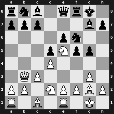 1968 Kislovodsk – Round 10 – Geller, Efim P – 1-0 – Knezevic, Milorad – G78