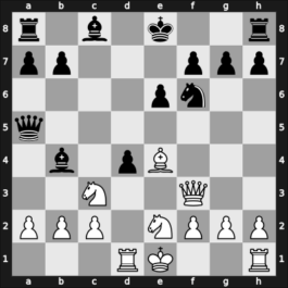 1968 Lasker Memorial – Round 1 – Zinn, Lothar – 1/2-1/2 – Fuchs, Reinhart – G23