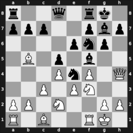 1968 Lasker Memorial – Round 1 – Zaitsev, Alexander – 1/2-1/2 – Uhlmann, Wolfgang – G28