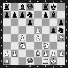 1968 Lugano SUI – Round 1 – Uhlmann, Wolfgang – 1/2-1/2 – Gligorić, Svetozar – G42