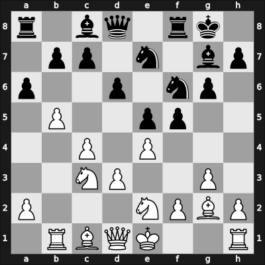 1968 Lugano ol (Men) – Round 1 – Evans, Larry M – 1/2-1/2 – Spassky, Boris Vasily – G6