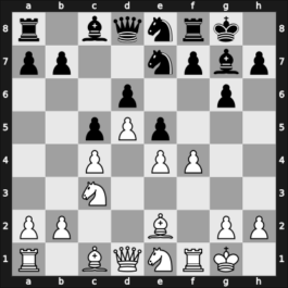 1968 Lugano ol (Men) – Round ? – Panno, Oscar – 1/2-1/2 – Evans, Larry M – G82