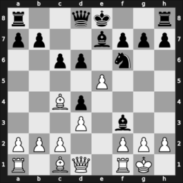 1968 Lugano ol (Men) qual-E – Round 1 – Unzicker, Wolfgang – 1/2-1/2 – Keller, Dieter – G10