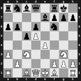 1968 Mar del Plata ch-ARG – Round 9 – Sanguineti, Raúl Carlos – 1/2-1/2 – Rossetto, Hector – G59