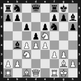 1968 Memorial Em. Lasker – Round 1 – Espig, Lutz – 1/2-1/2 – Radovici, Corvin – G24