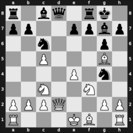 1968 Memorial Em. Lasker – Round 10 – Hennings, Artur – 1/2-1/2 – Zinn, Lothar – G31