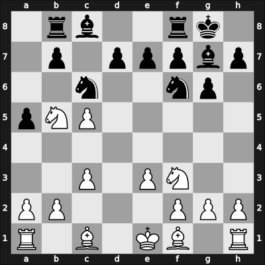1968 Memorial Em. Lasker – Round 13 – Bronstein, David I – 1-0 – Espig, Lutz – G41