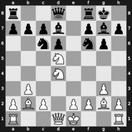 1968 Monte Carlo – Round 6 – Larsen, Benjamin Holsko – 1/2-1/2 – Hort, Vlastimil – G34