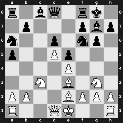 1968 Monte Carlo – Round 12 – Forintos, Gyozo V – 1/2-1/2 – Byrne, Ray – G77