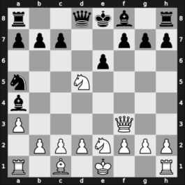 1968 Moscow – Round 1 – Simagin, Vladimir – 1/2-1/2 – Bagirov, Vladimir – G10