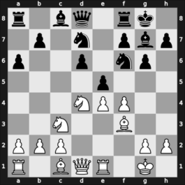 1968 Moscow Ch – Round 1 – Bykhovsky, Anatoly A – 0-1 – Liberzon, Vladimir M – G10
