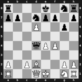 1968 Netanya-A – Round 1 – Domnitz, Zadok – 1/2-1/2 – Czerniak, Magdalena – G5
